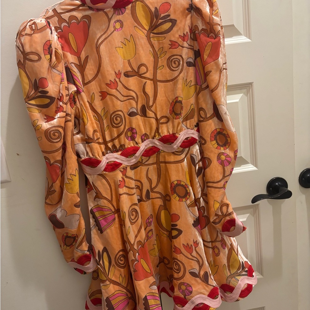 CeliaB Flamingo Dress in Pink and Orange